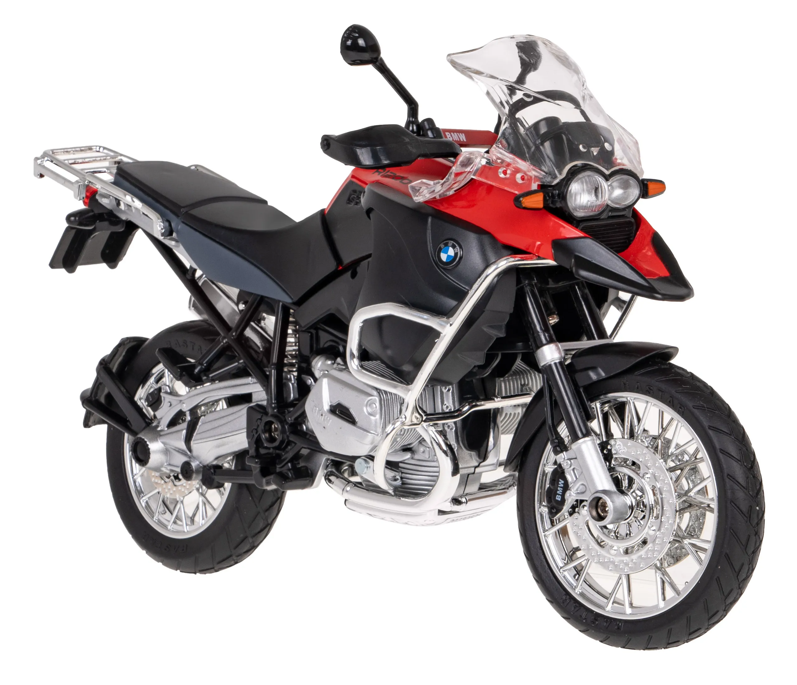 rastar motocikl bmw r1200gs 1:9 crveni - slika 6
