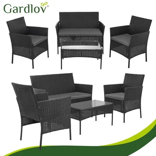gardlov vrtni namještaj od crnog ratana 26908 - slika 9