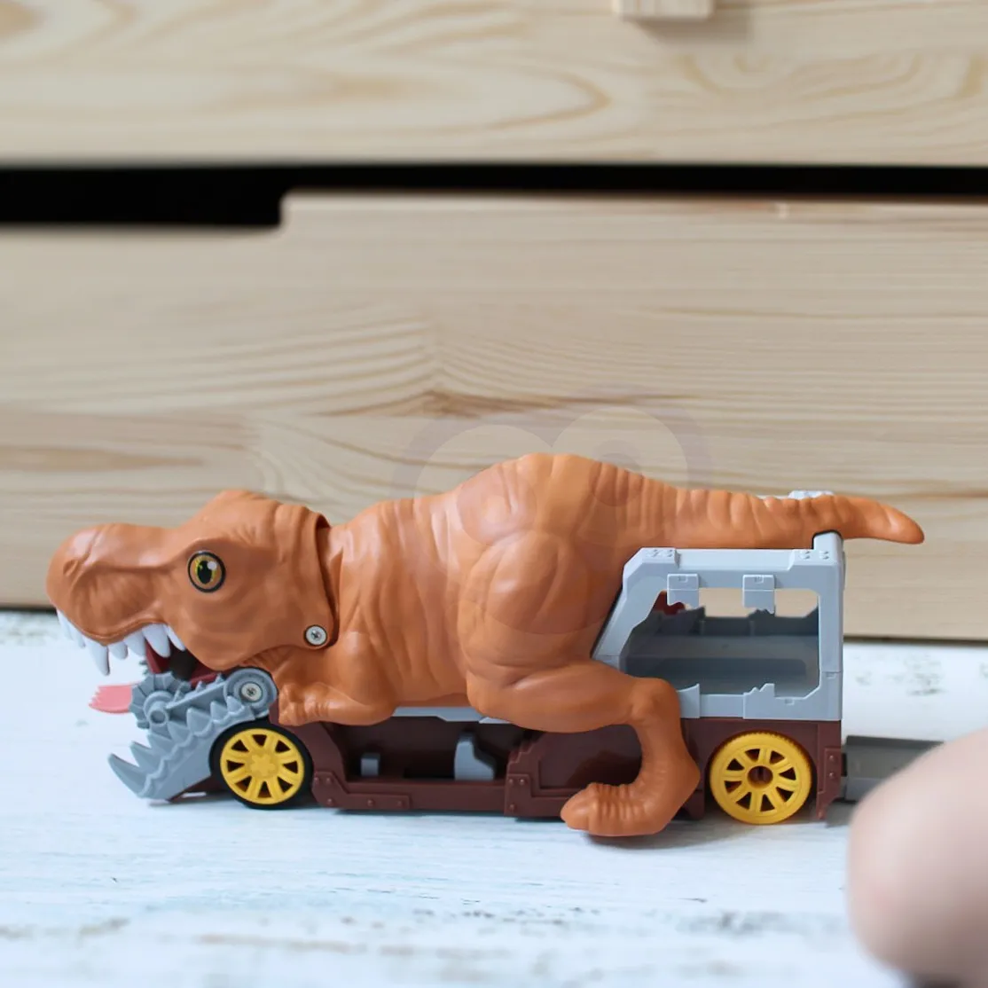 woopie kamion za izbacivanje automobila - dinosaur - slika 5