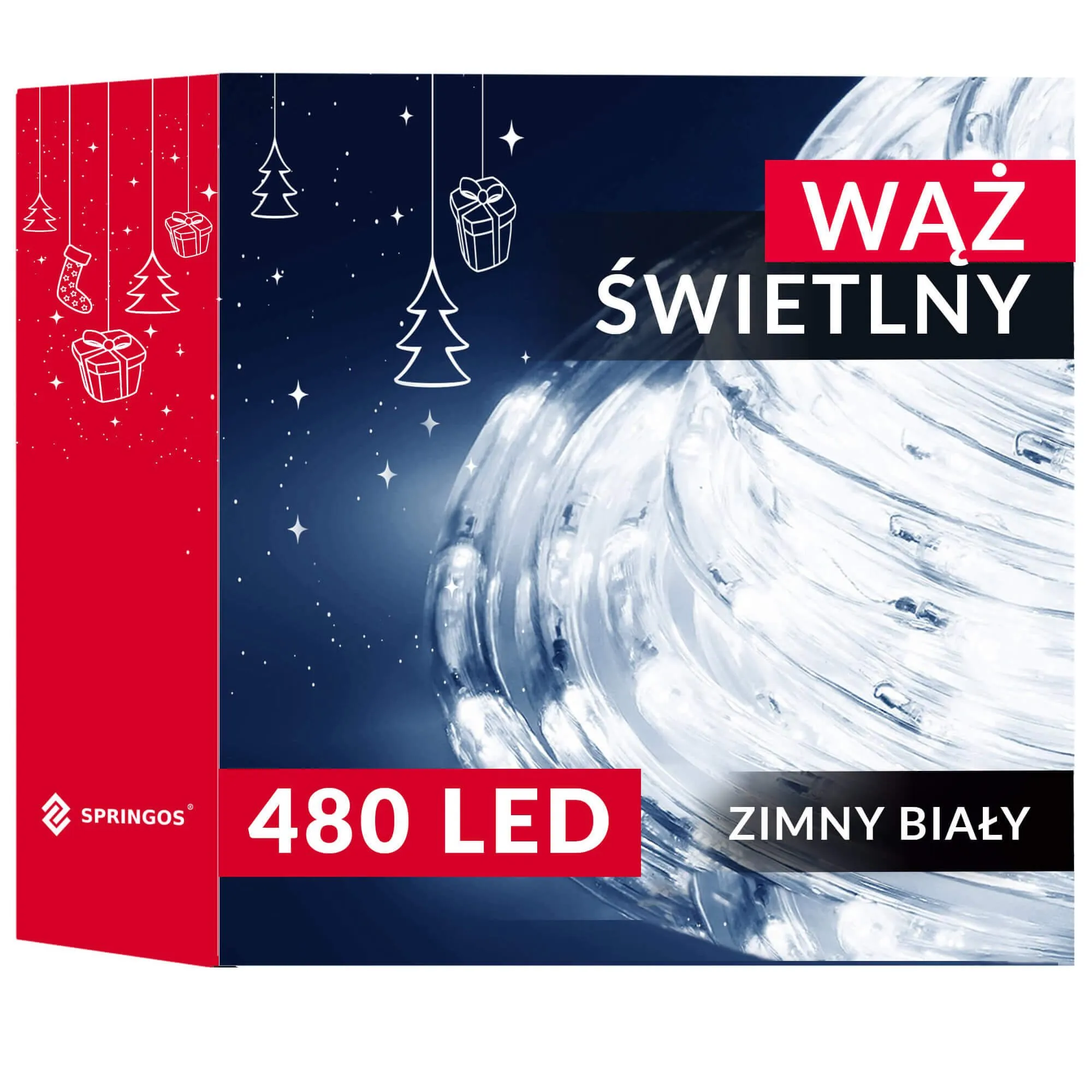 led svjetlosno crijevo 480 led hladno bijela - slika 4