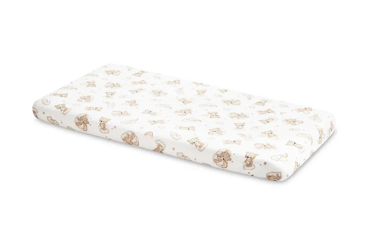 plahta za krevet 60 x 120 cm duga i medvjedić - slika 3