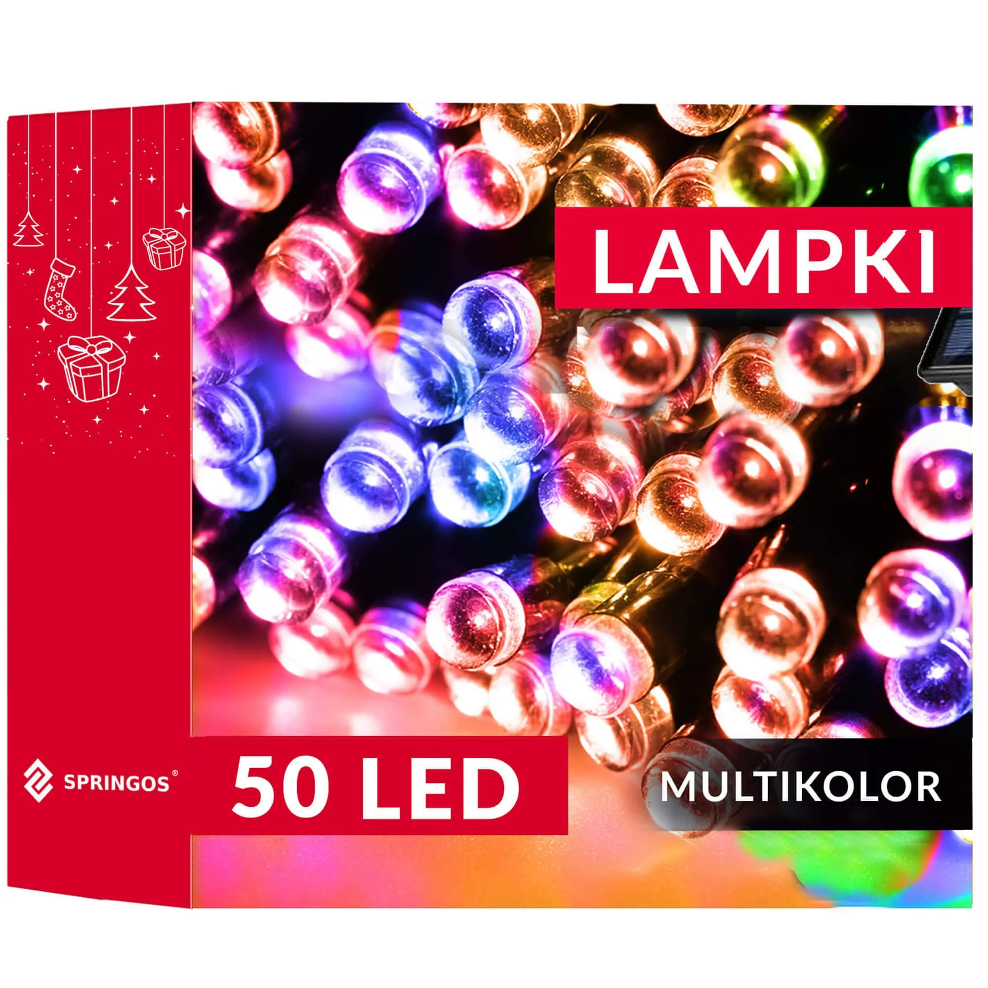 led lampice na baterije 50 led višebojne - slika 10