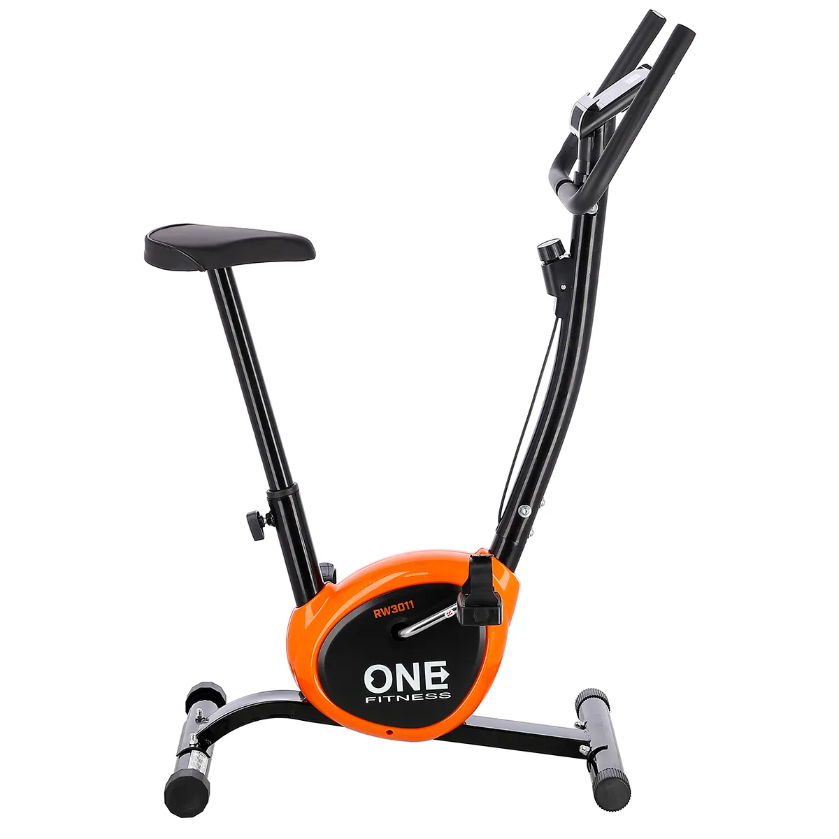 crno-narančasti trening bicikl one fitness - slika 6