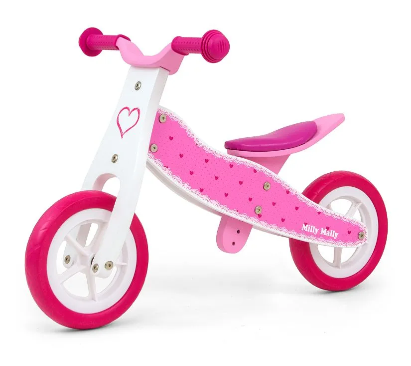 milly mally 2u1 tricikl bez pedala srca - slika 4