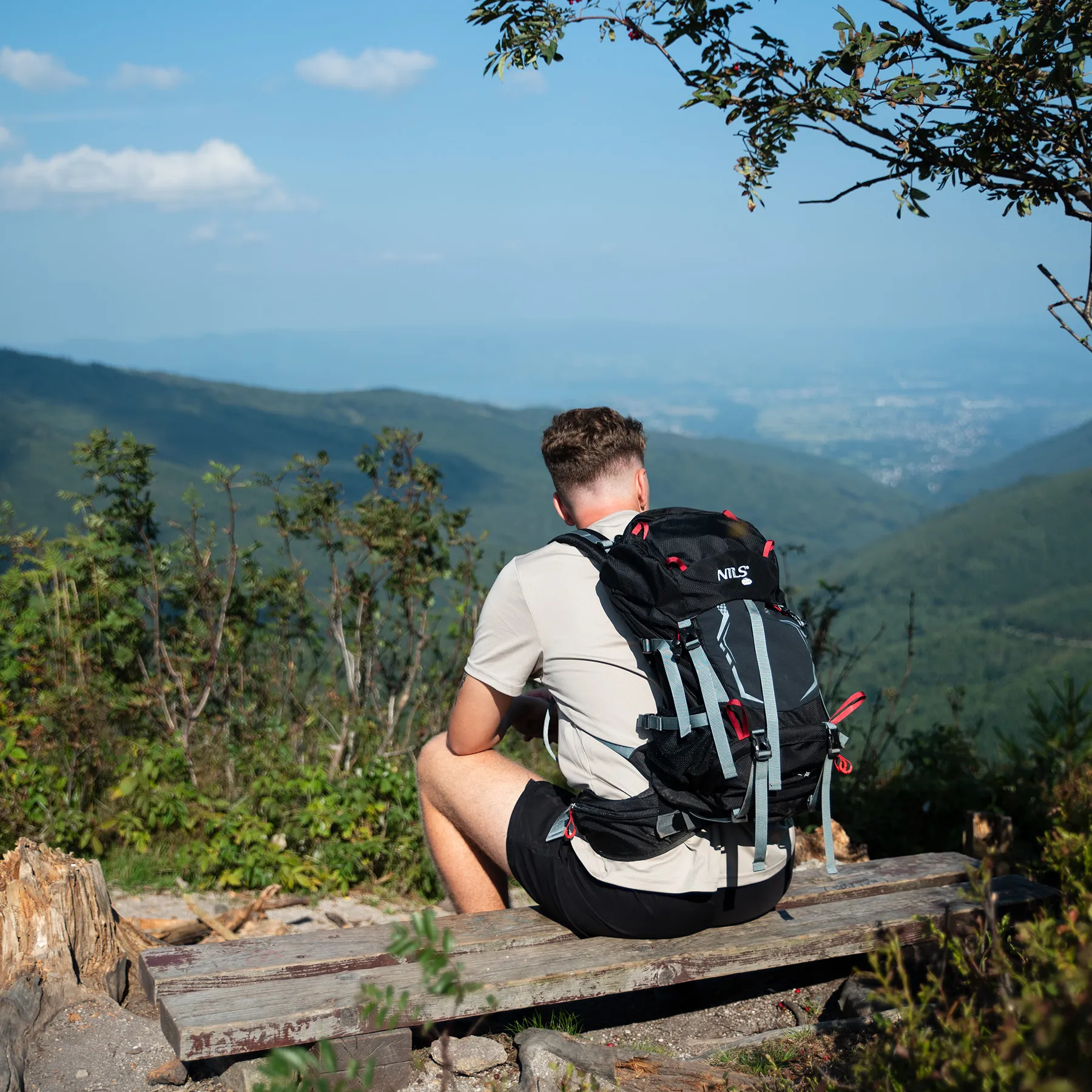 putni ruksak crni northlake 30l nils camp - slika 7