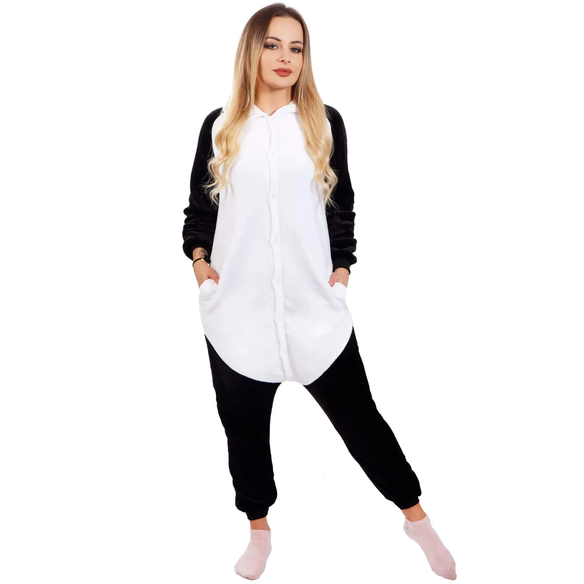 jednodijelna piđama, panda, vel. m - slika 12
