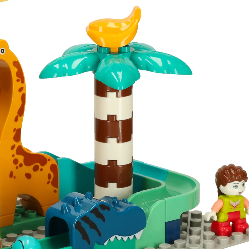 creative blocks dinosaur park staza s loptom 147 dijelova - slika 5