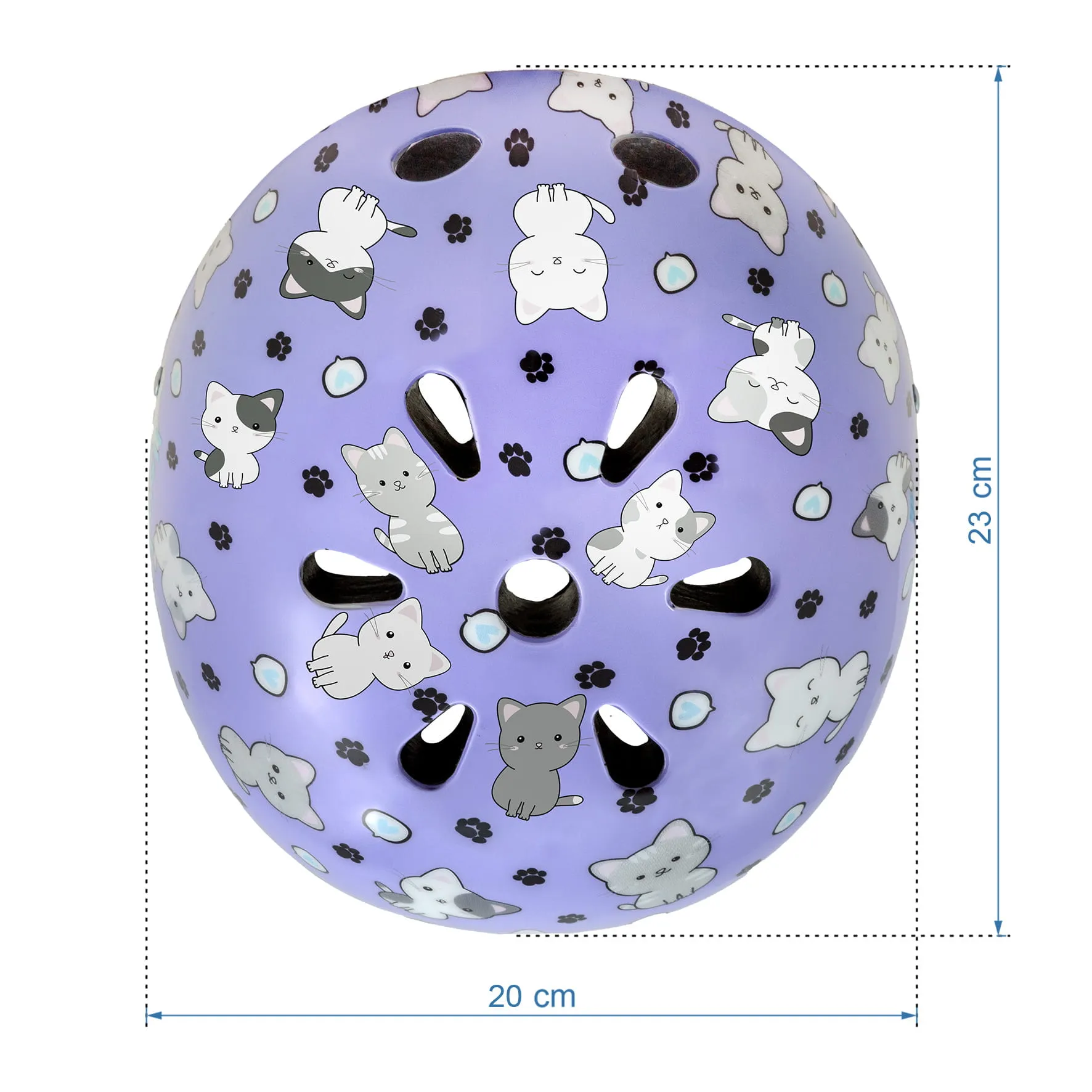 zaštitna kaciga orix plus kitty s 48-52 cm - slika 11