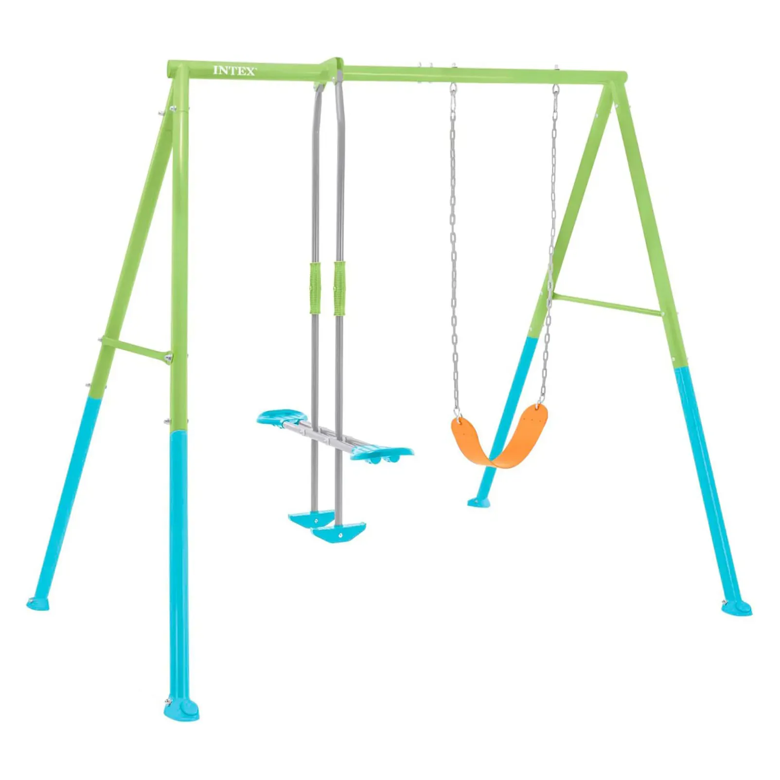 intex dvostruka vrtna ljuljačka za djecu – s gliderom, model 44120 - slika 2