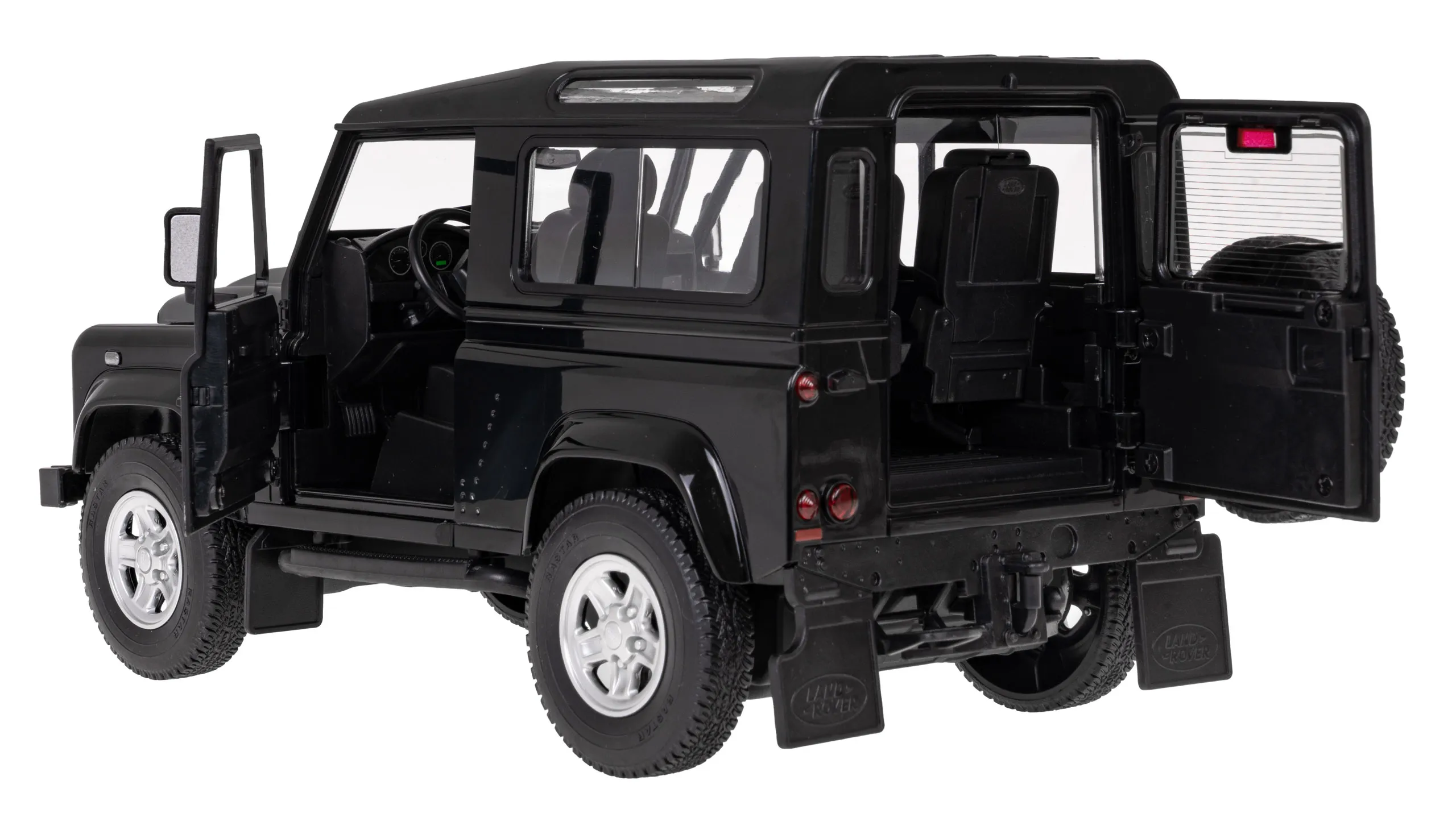 rastar land rover defender 1:14 na daljinsko upravljanje crni - slika 4