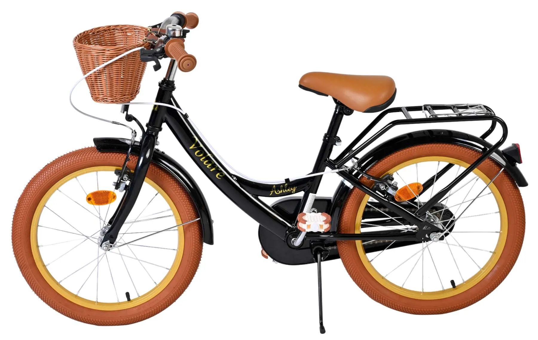 volare dječji bicikl 18″ ashley crne boje, dvije ručne kočnice - slika 8