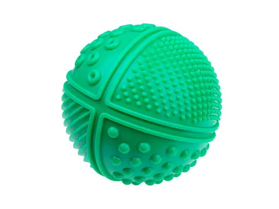 tullo mekana senzorna loptica sa 4 tekstura zelena - slika 3
