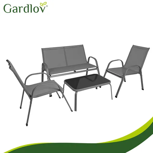 gardlov garnitura balkonskog namještaja - siva - slika 8