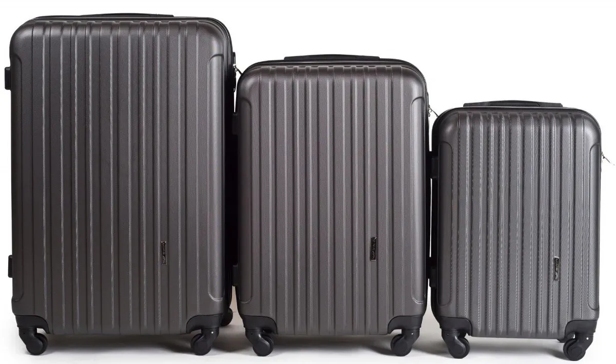 WINGS set od 3 kofera (L/M/S) – tamnosiva - Pribislavec