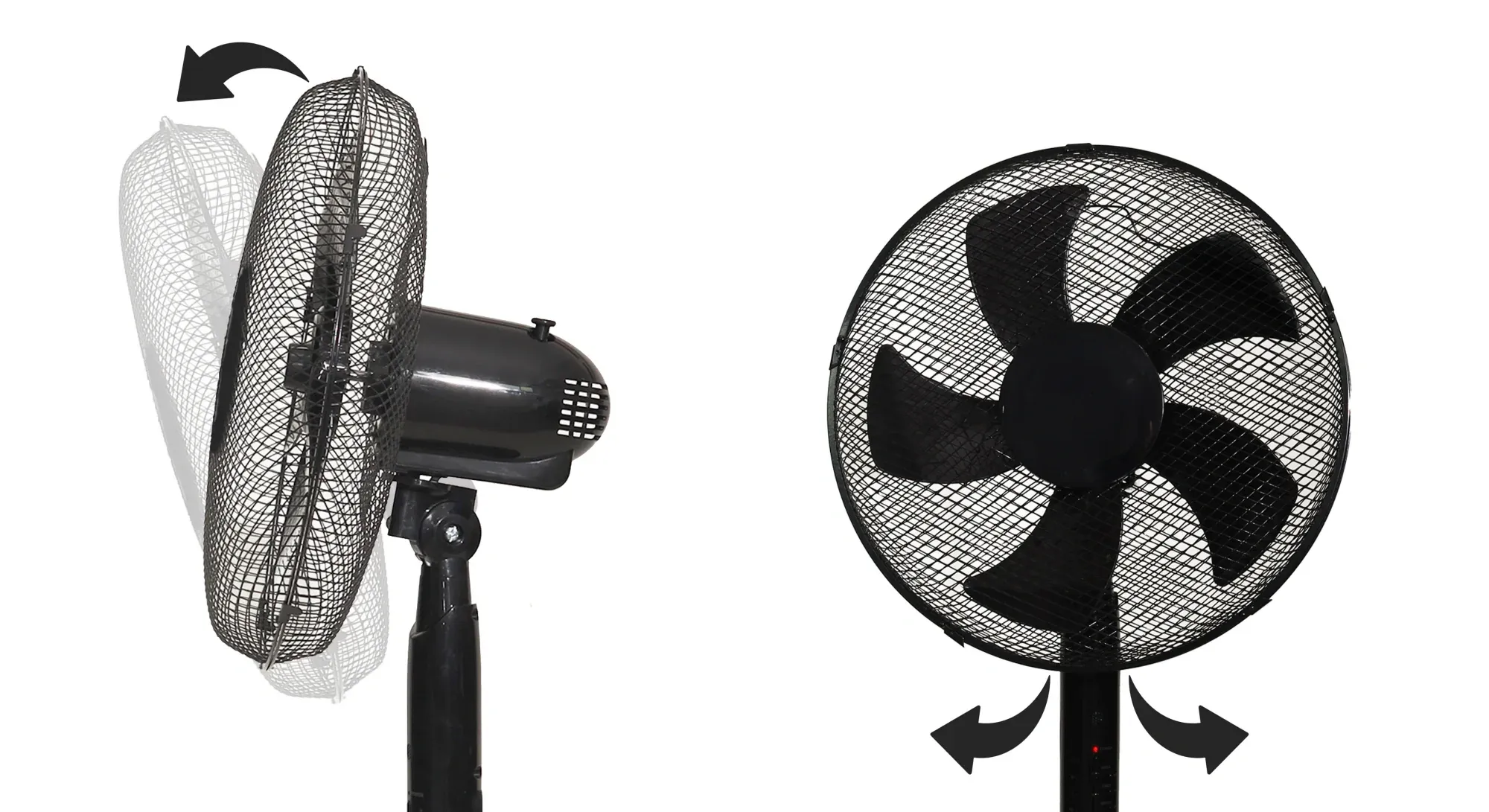 samostojeći podni ventilator, 45 w, 3 načina rada, 5 lopatica, s timerom i daljinskim upravljačem - slika 6