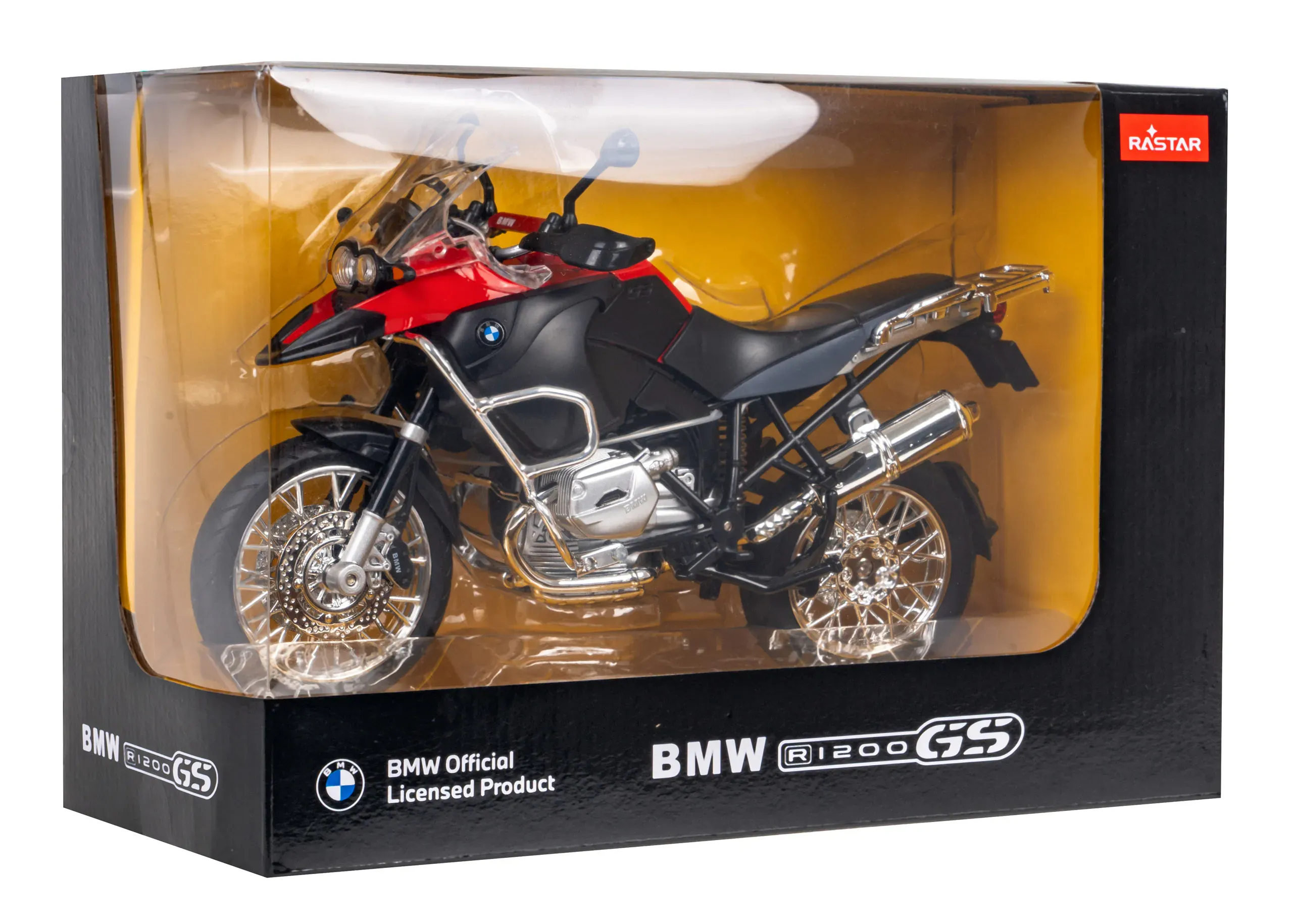 rastar motocikl bmw r1200gs 1:9 crveni - slika 2