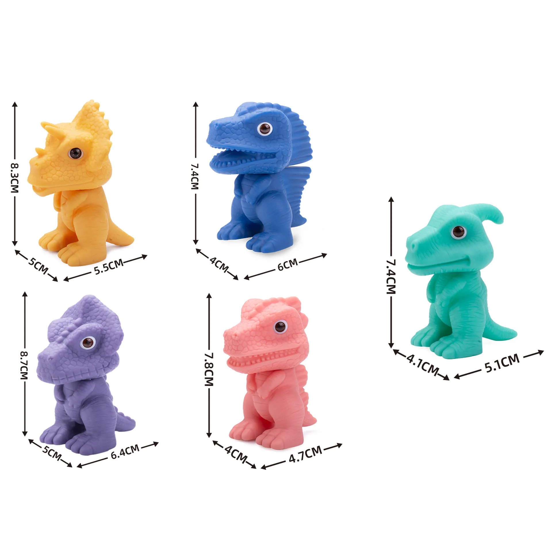 woopie fleksibilna senzorička kocka dinosaur - slika 11