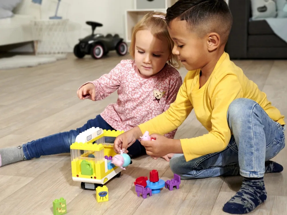 peppa pig kamper s kockicama 52kom - slika 8