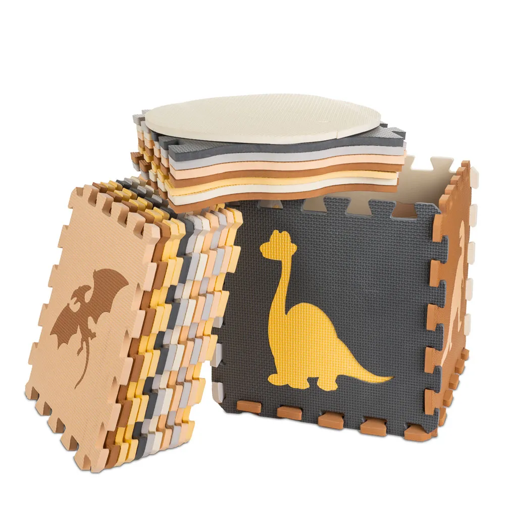 pjenasta puzzle podloga/ogradica za igru 36 elemenata dinosauri - slika 5