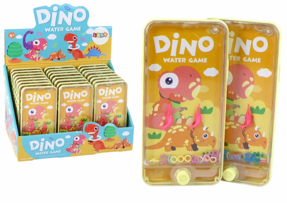 vodena arkadna igraća konzola s motivima dinosaura žuta - slika 2