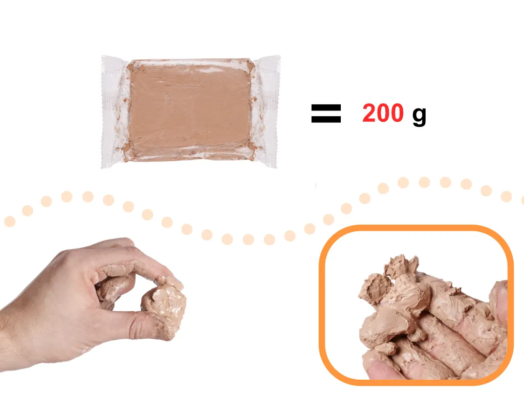 glina za lončarsko kolo 1200g - slika 4