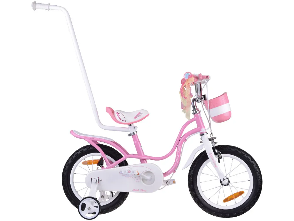 royalbaby bicikl 14" little swan, rozi - slika 3