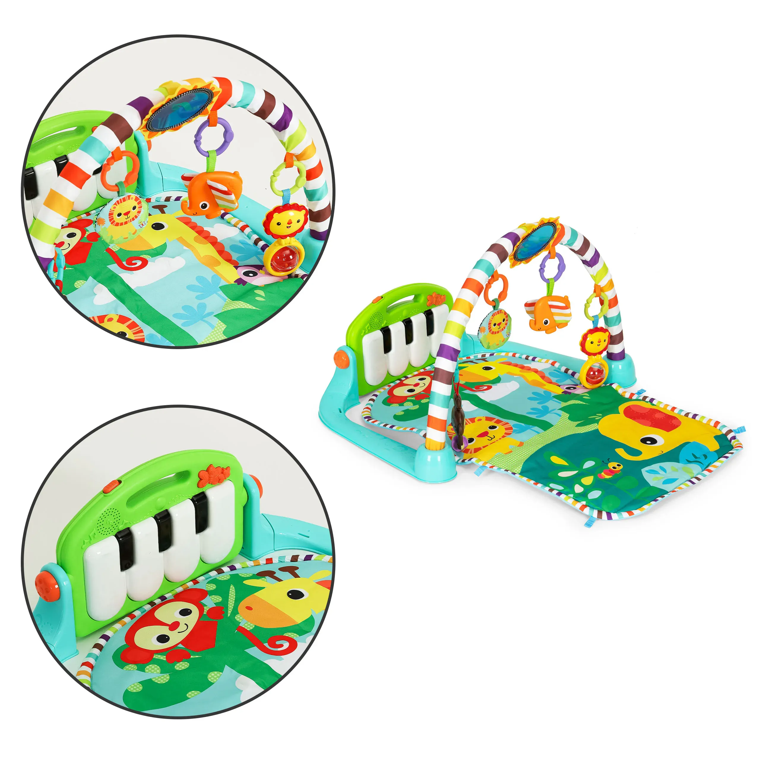 ecotoys multifunkcionalna interaktivna podloga safari - slika 8