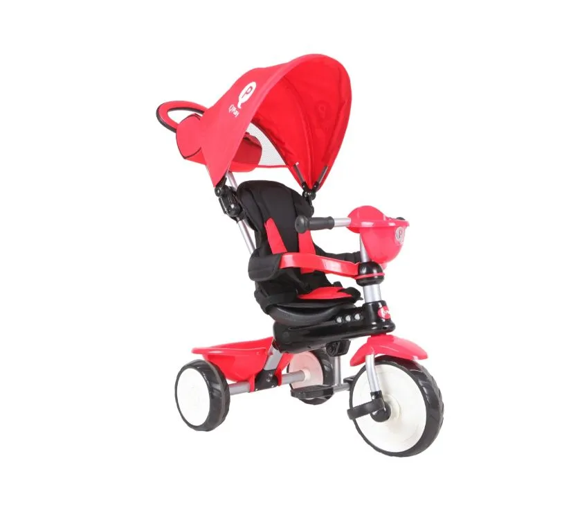 dječji tricikl qplay comfort crveni - slika 3