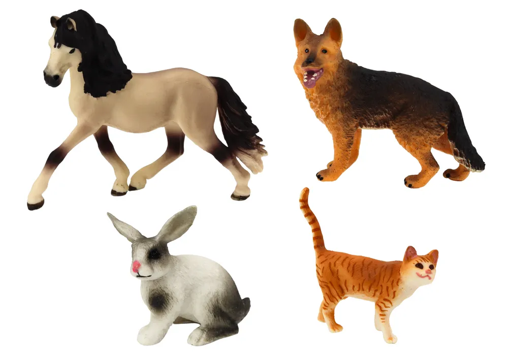 set figurica kućnih ljubimaca-4 dijela - slika 3
