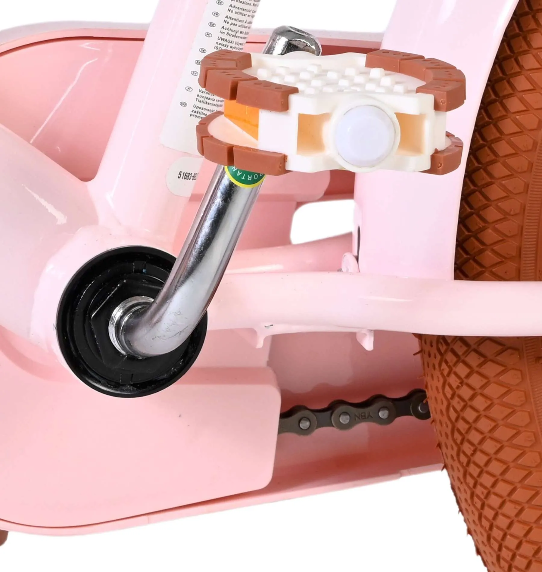 volare dječji bicikl ashley 16″ pink boje - slika 10