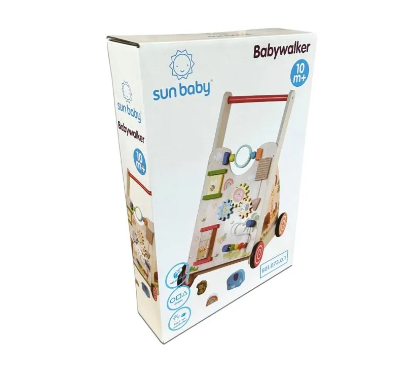sun baby xxl drvena guralica za djecu - slika 3