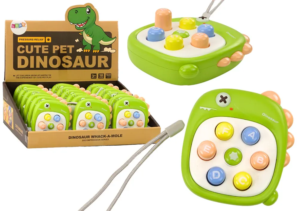 arkadna igra pogodi gumb dinosaur zeleni - slika 2