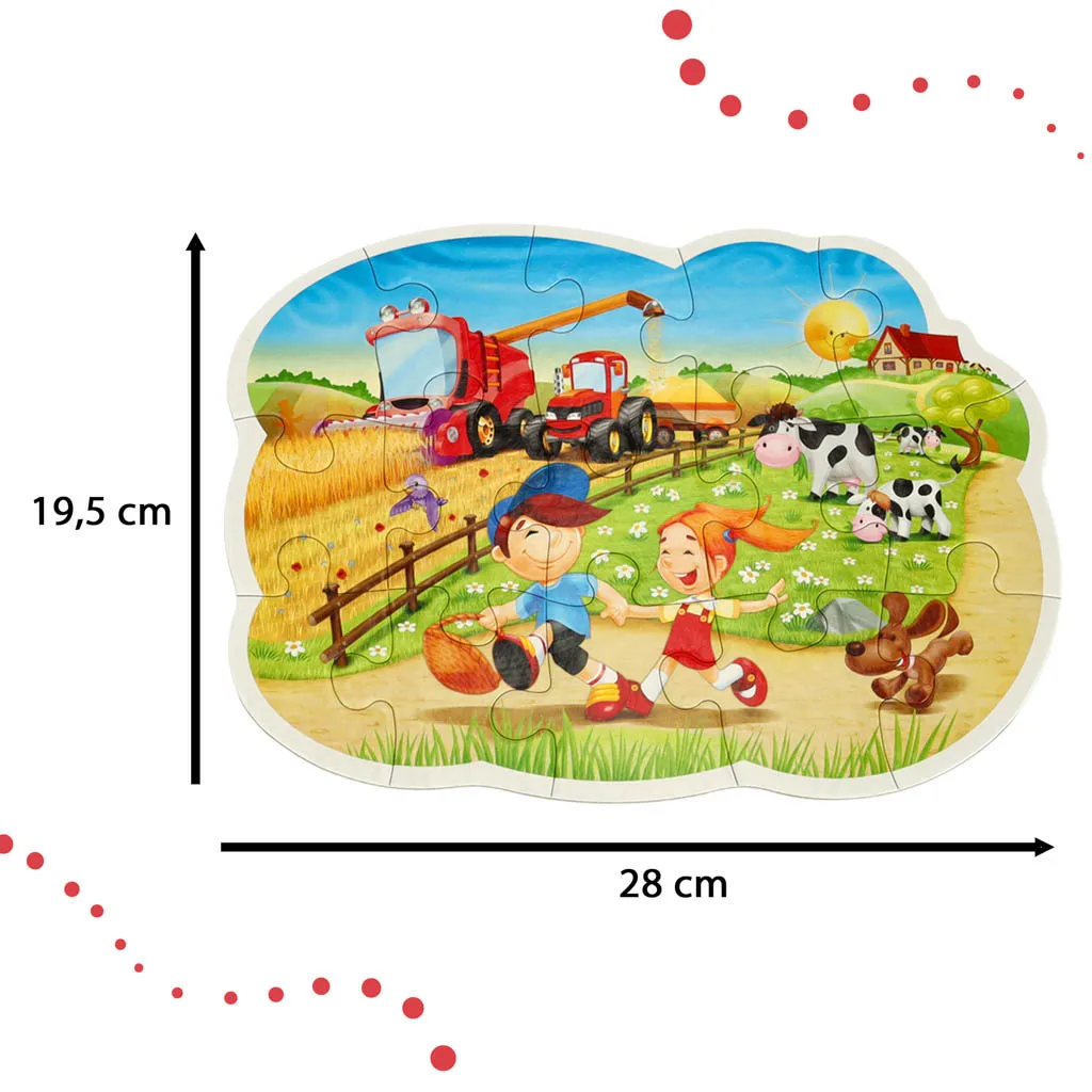 castorland puzzle 4u1 godišnja doba - slika 5