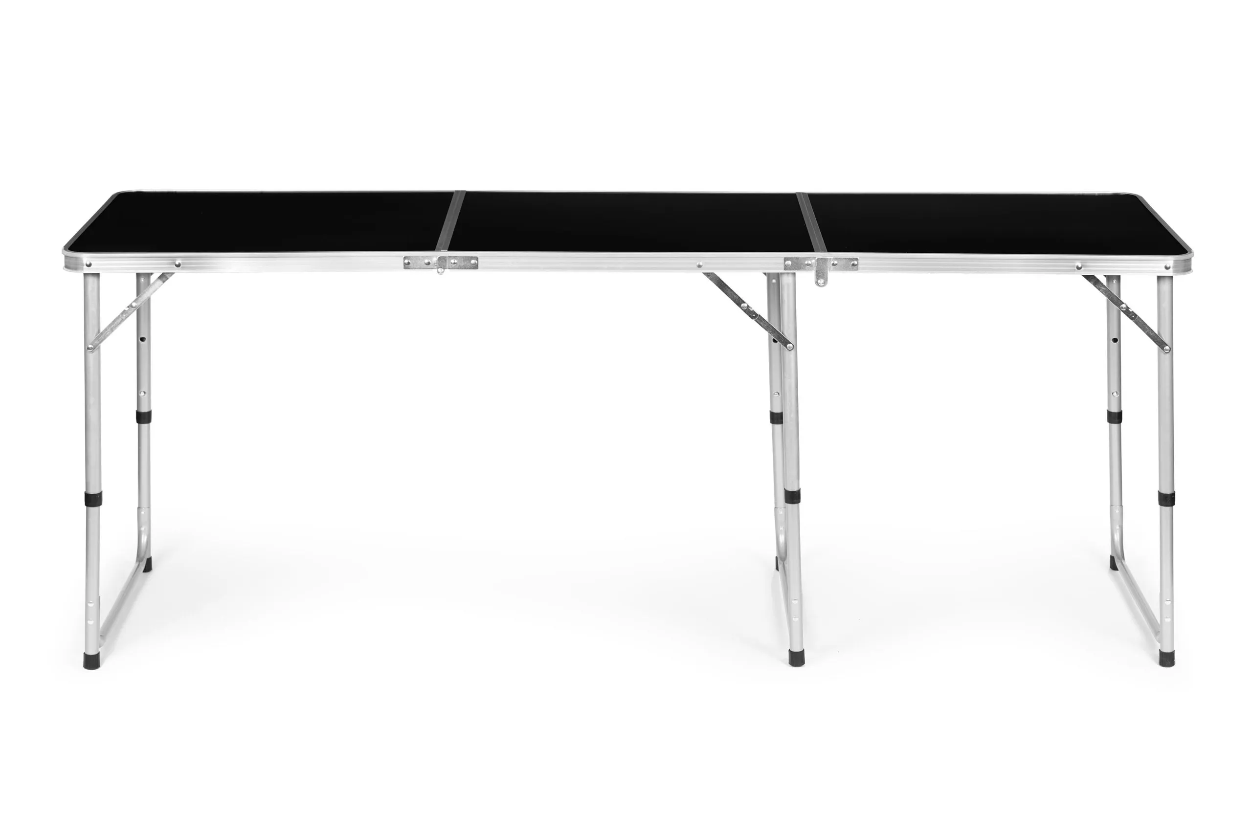 modernhome sklopivi turistički stol crni 180 x 60 cm - slika 3