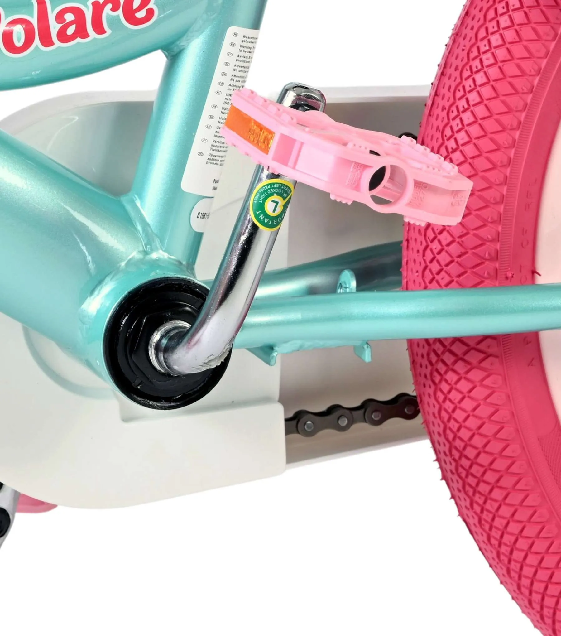 volare dječji bicikl unicorn 16″ zelene boje - slika 10