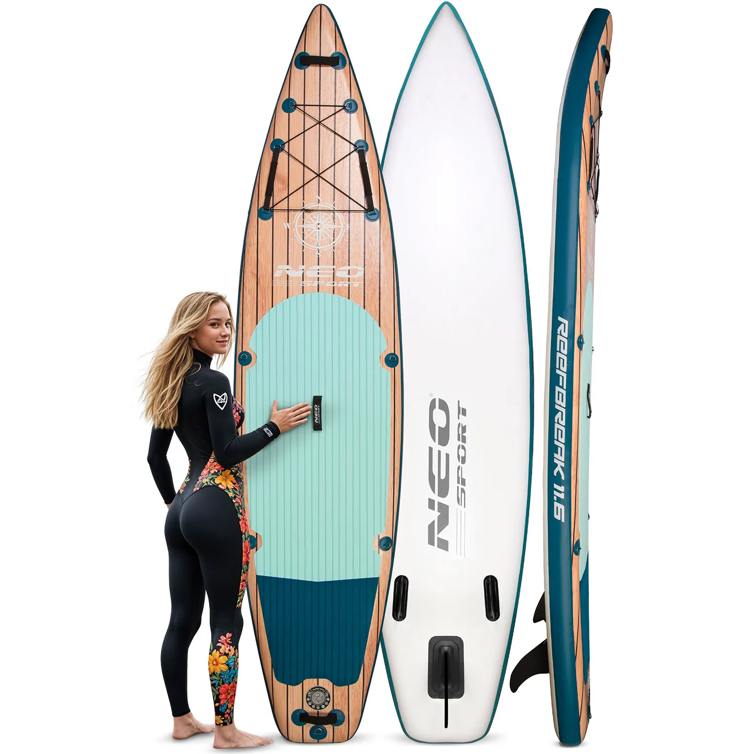 reefbreak sup daska 350 x 81 x 15 cm neo-sport 170304 - slika 3