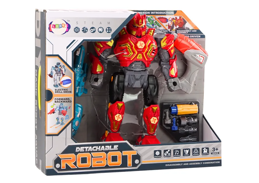 robot s odvijačem i efektima crveni - slika 6