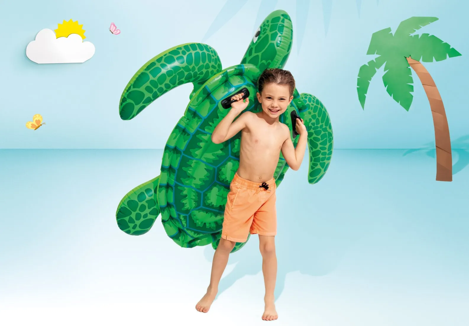 dječji madrac kornjača na napuhavanje za plivanje intex 57524 - slika 5