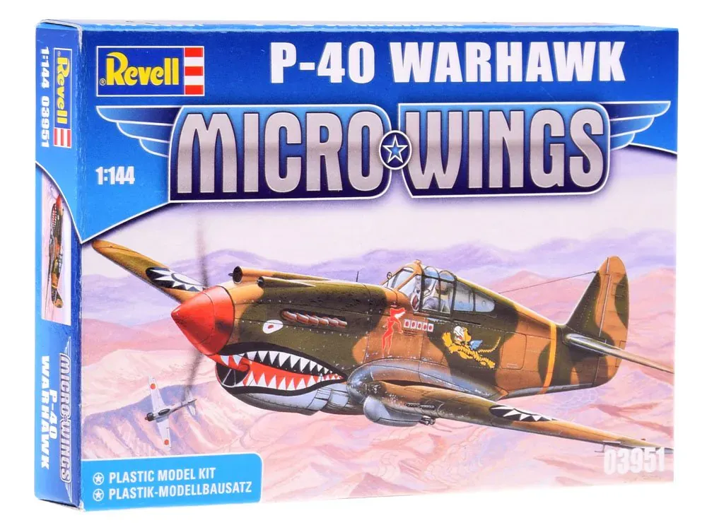 micro wings curtiss p-40 warhawk 1:144 rv0019 - slika 2