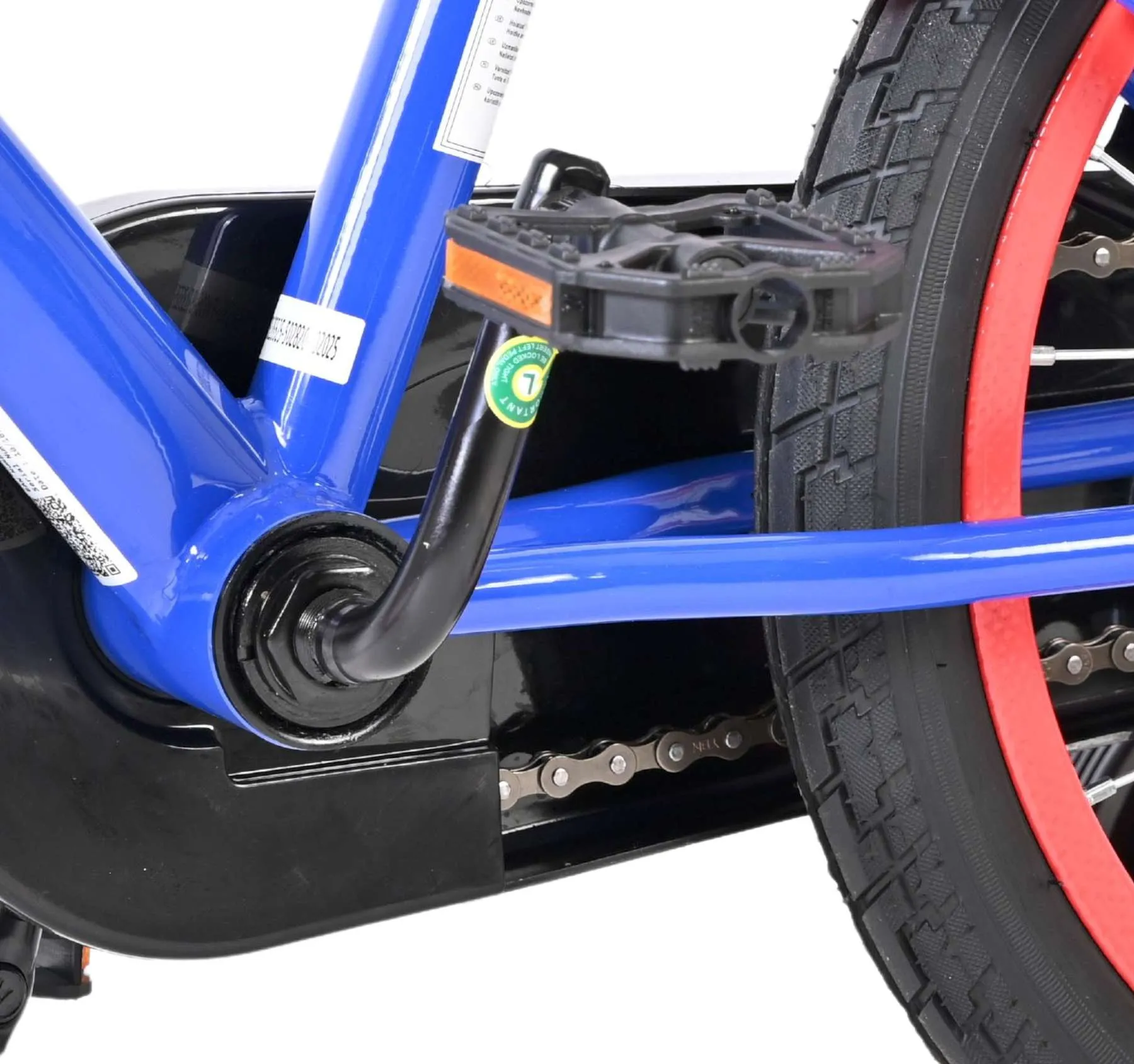 volare dječji bicikl sonic 16″ plave boje, s dvije ručne kočnice - slika 10