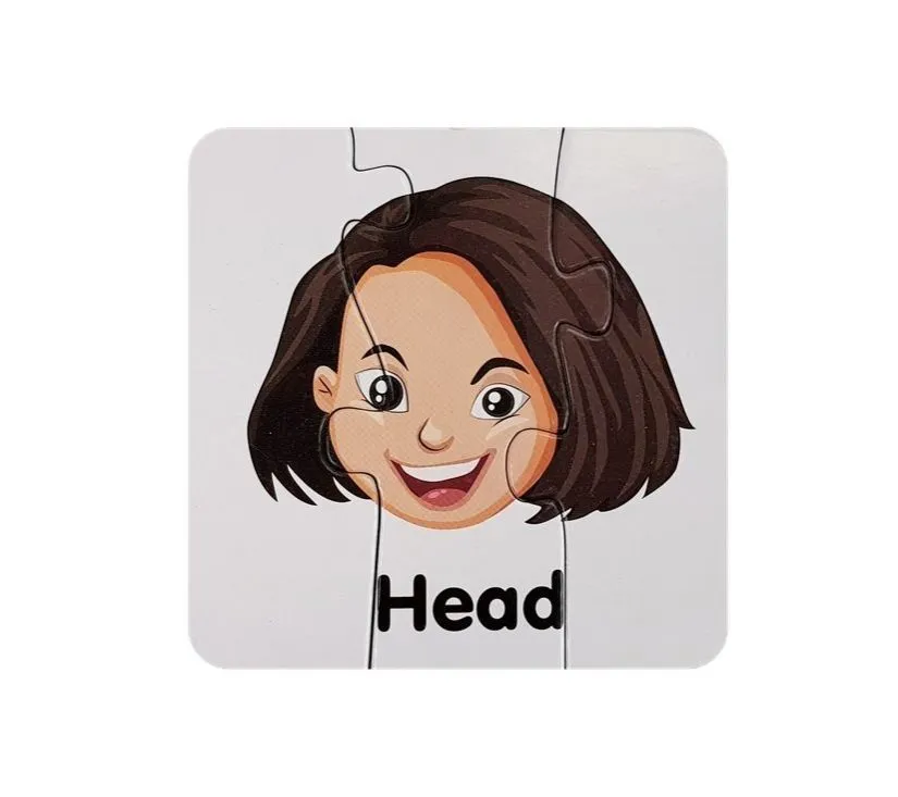 edukativne puzzle - djelovi tijela na engleskom - slika 8