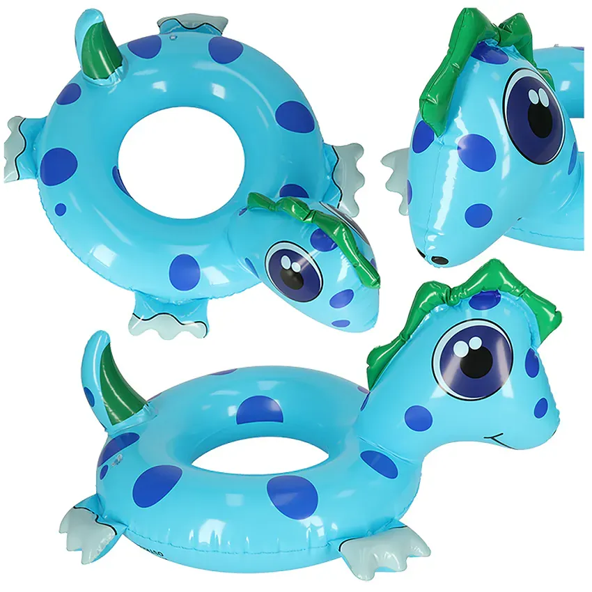 kolut na napuhavanje dinosaur plavi 50cm - slika 1