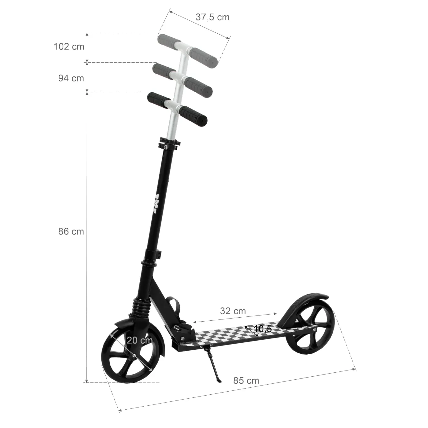 kidwell wxm dječji romobil driff šah - slika 14