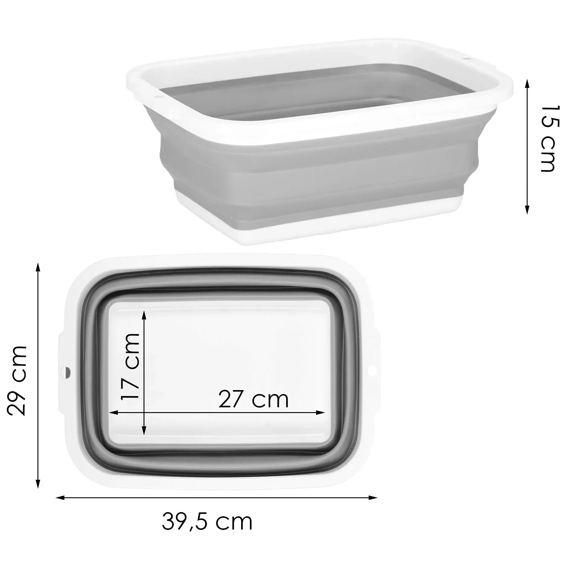 Sklopiva posuda za skladištenje 40X29X15,5 CM 8,5L - Pribislavec