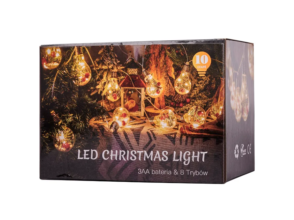 50 led svjetla u žaruljama 3m toplo bijele - slika 5
