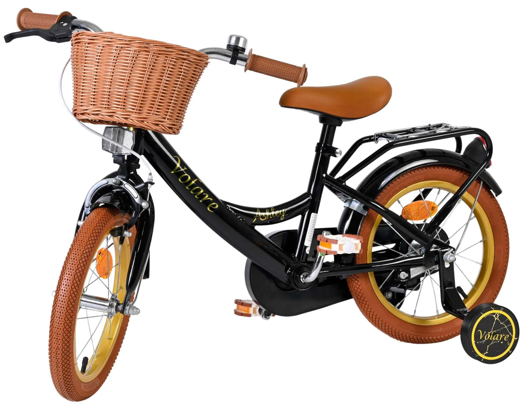 volare dječji bicikl ashley 14″ crne boje - slika 9
