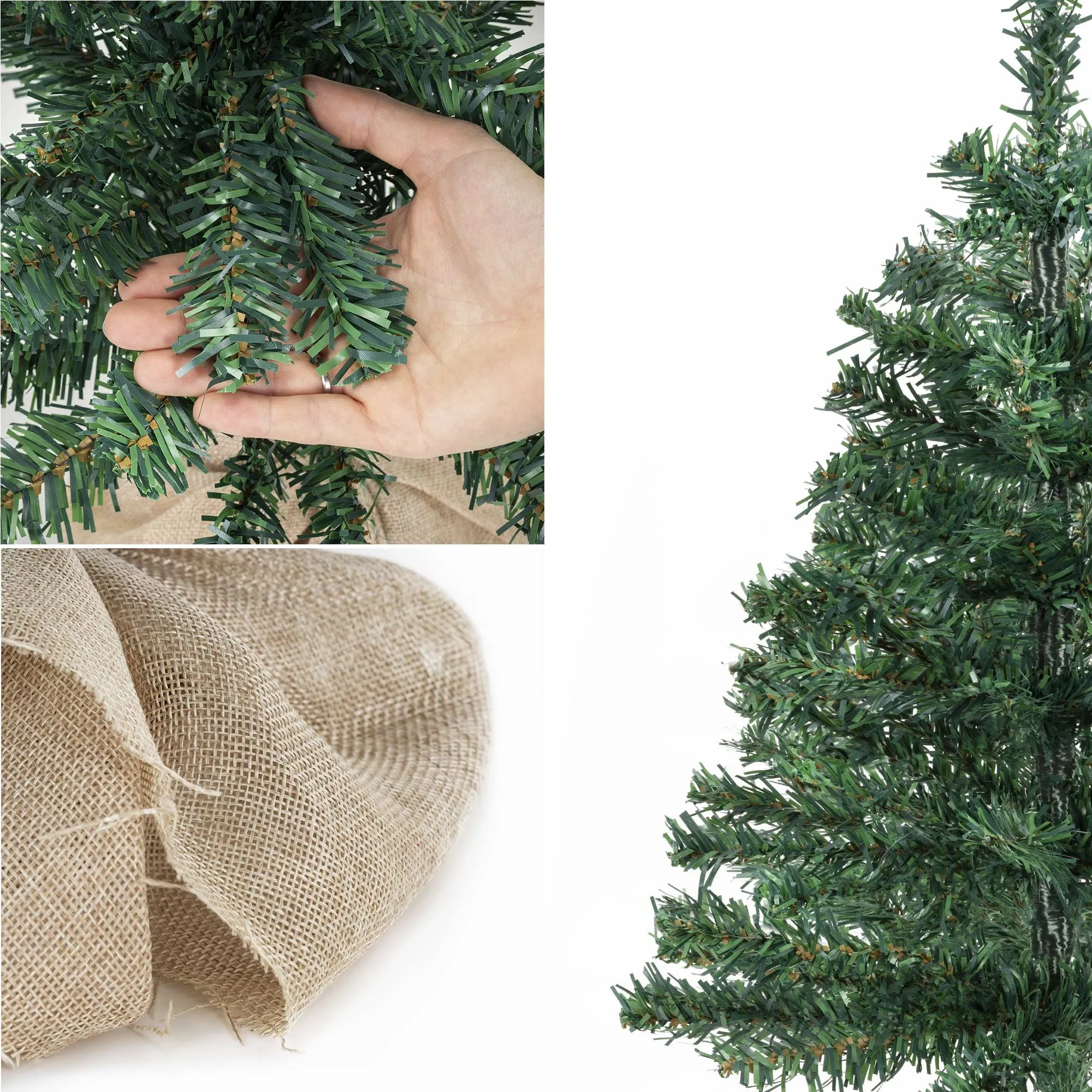 ukrasna božićna jelka 60 cm zelena - slika 11