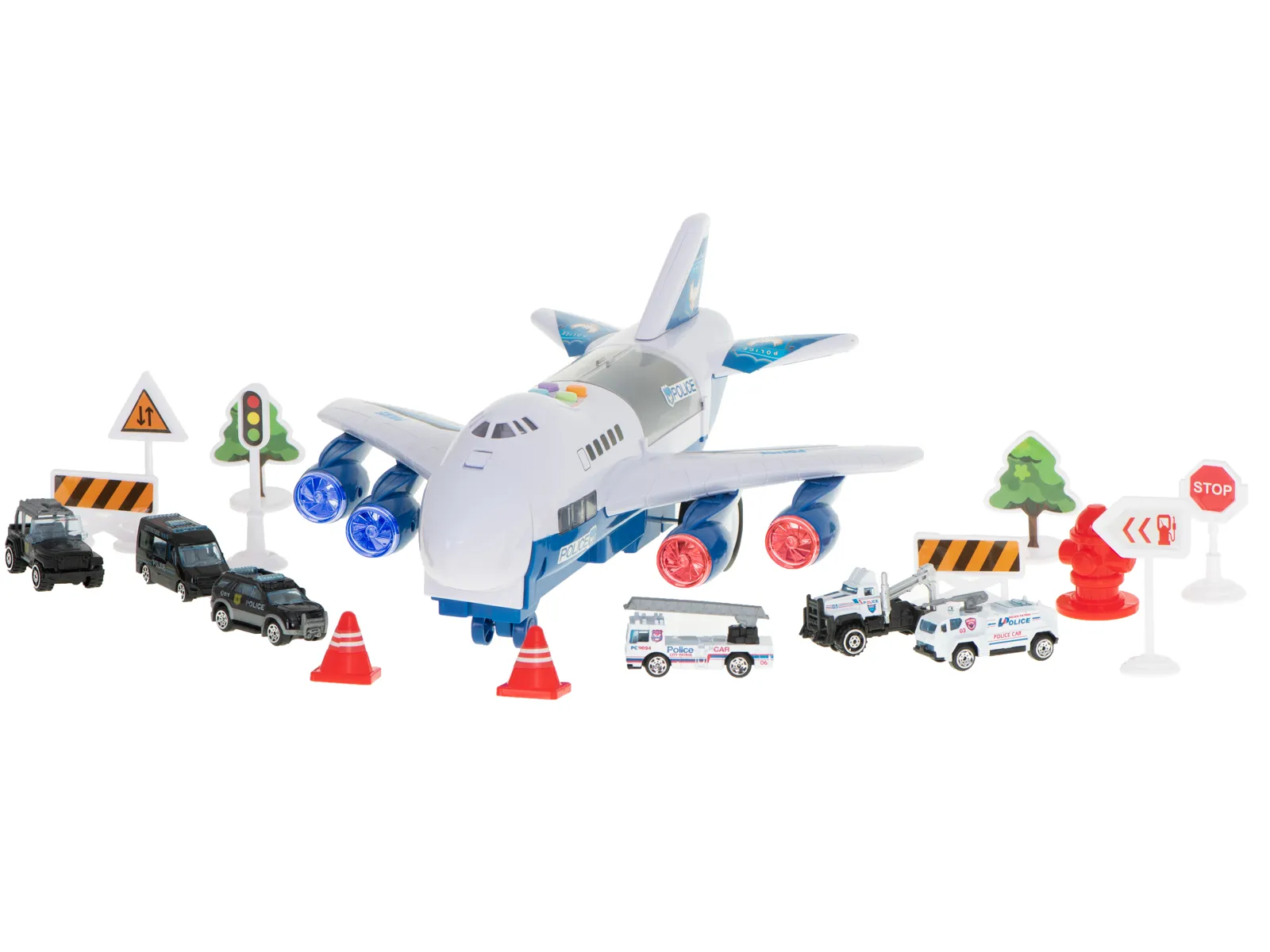 transportni avion s policijskim vozilima - slika 10