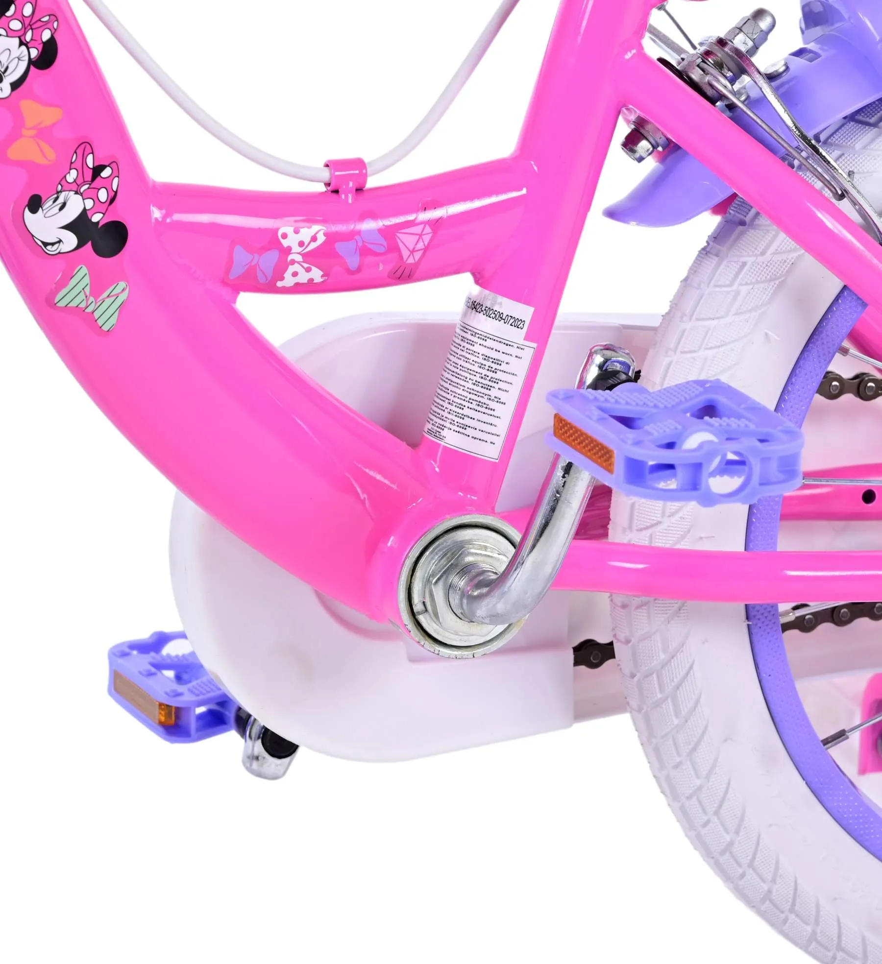 volare dječji bicikl minnie kids 14" s dvije ručne kočnice - slika 11