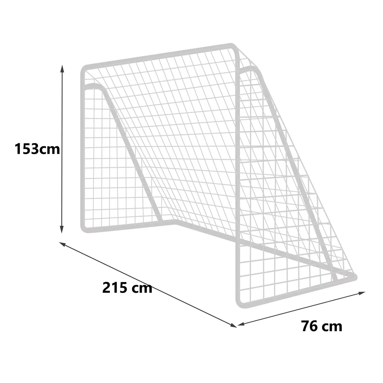 nogometni gol 215 x 153 cm ns-457 - slika 6